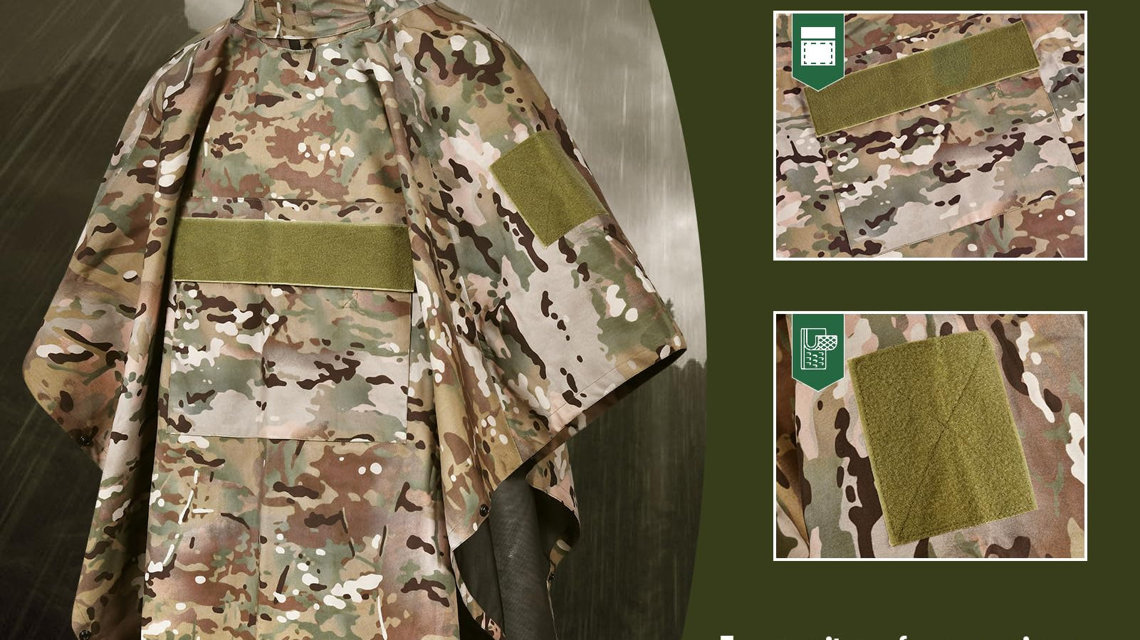 The-Use-of-Tactical-Poncho-in-the-Wild GLORYFIRE®