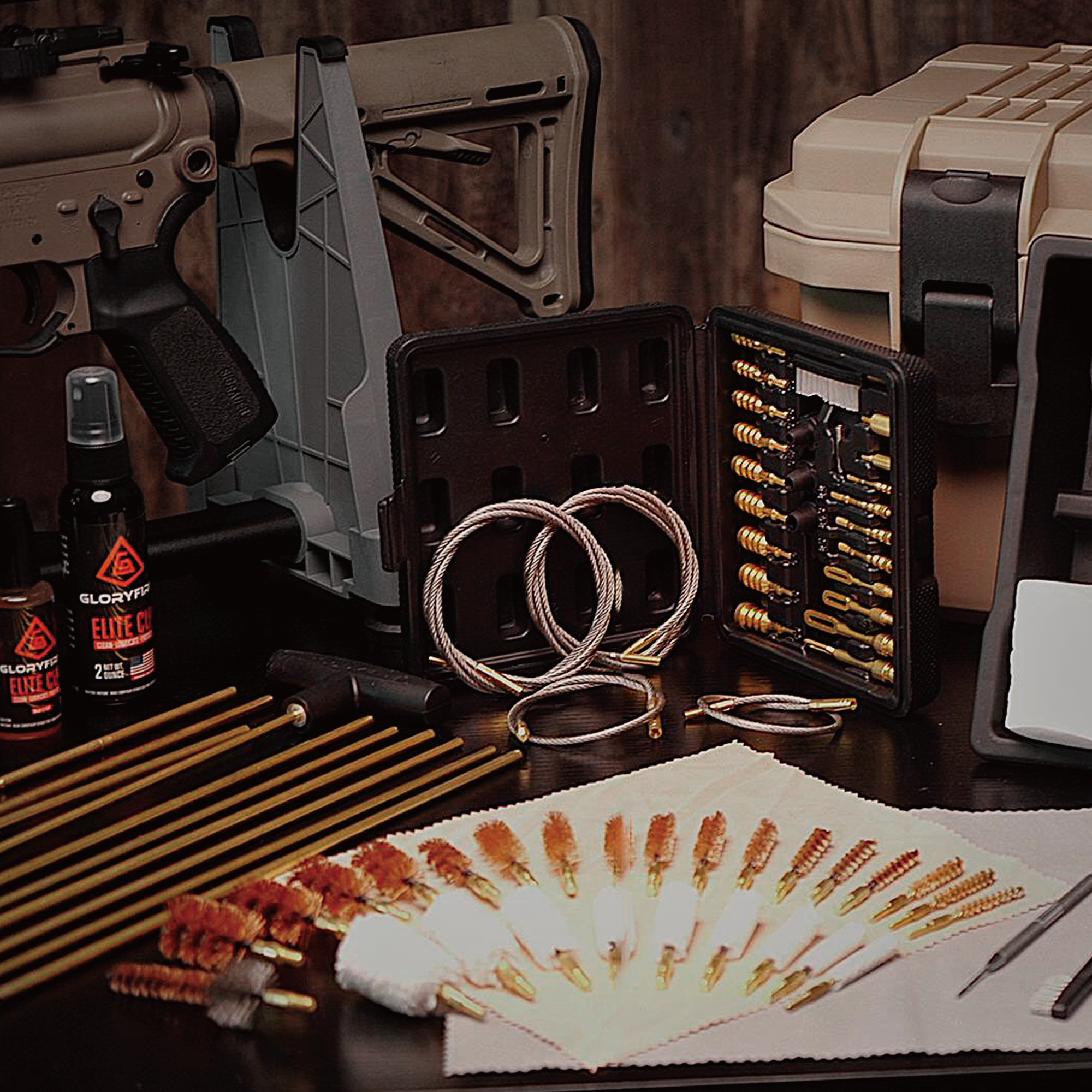 GLORYFIRE Adjustable Stand Deluxe Universal Gun Cleaning Kit GLORYFIRE®