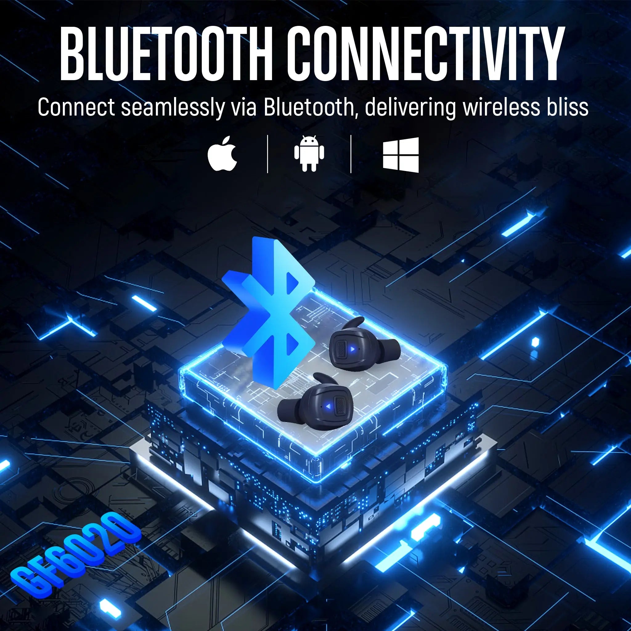 GLORYFIRE Bluetooth Shooting Ear Protection 26dB Noise Reduction Electronic Silencer Earbuds GLORYFIRE®