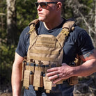 GLORYFIRE Plate Carrier Adjustable Tactical Vest Quick Release Coyote GLORYFIRE®