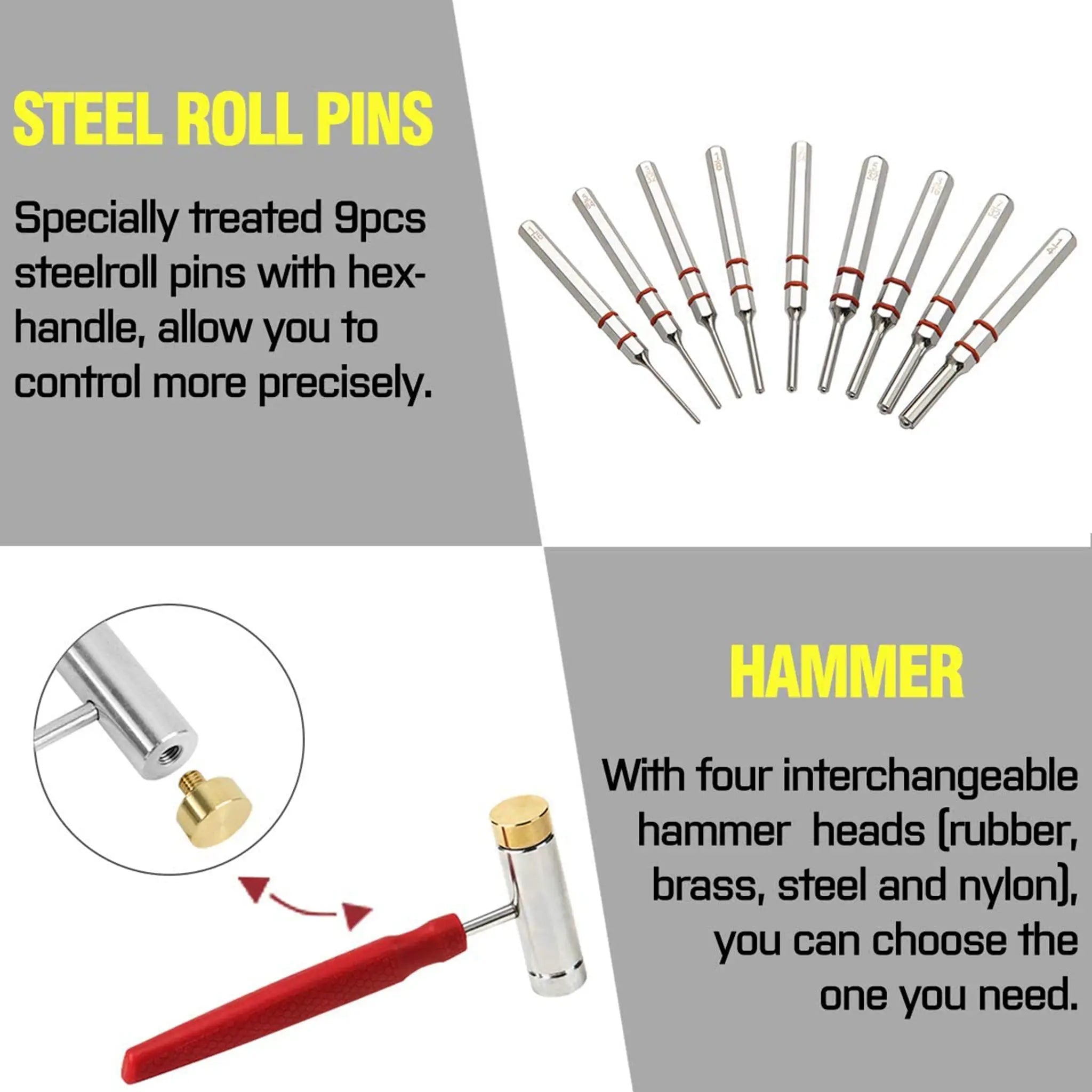 GLORYFIRE Punch Set Gunsmith Hammer and Punch Tool Kit GLORYFIRE®