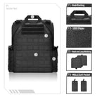 GLORYFIRE Plate Carrier Adjustable Tactical Vest Quick Release Coyote GLORYFIRE®