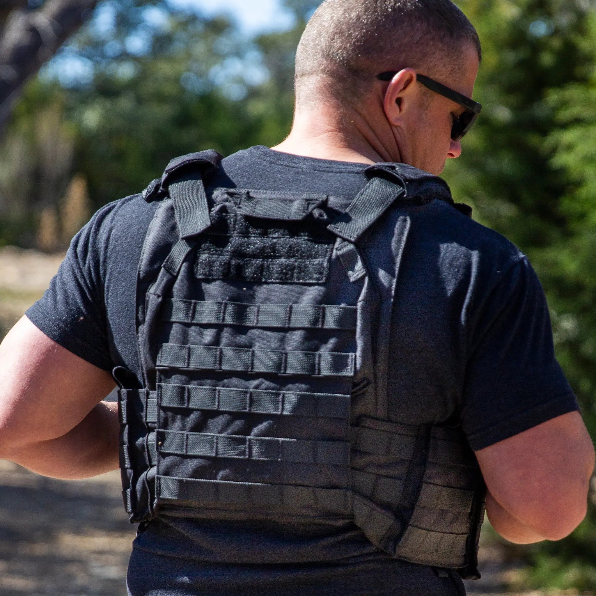 GLORYFIRE Plate Carrier Adjustable Tactical Vest Quick Release Coyote GLORYFIRE®