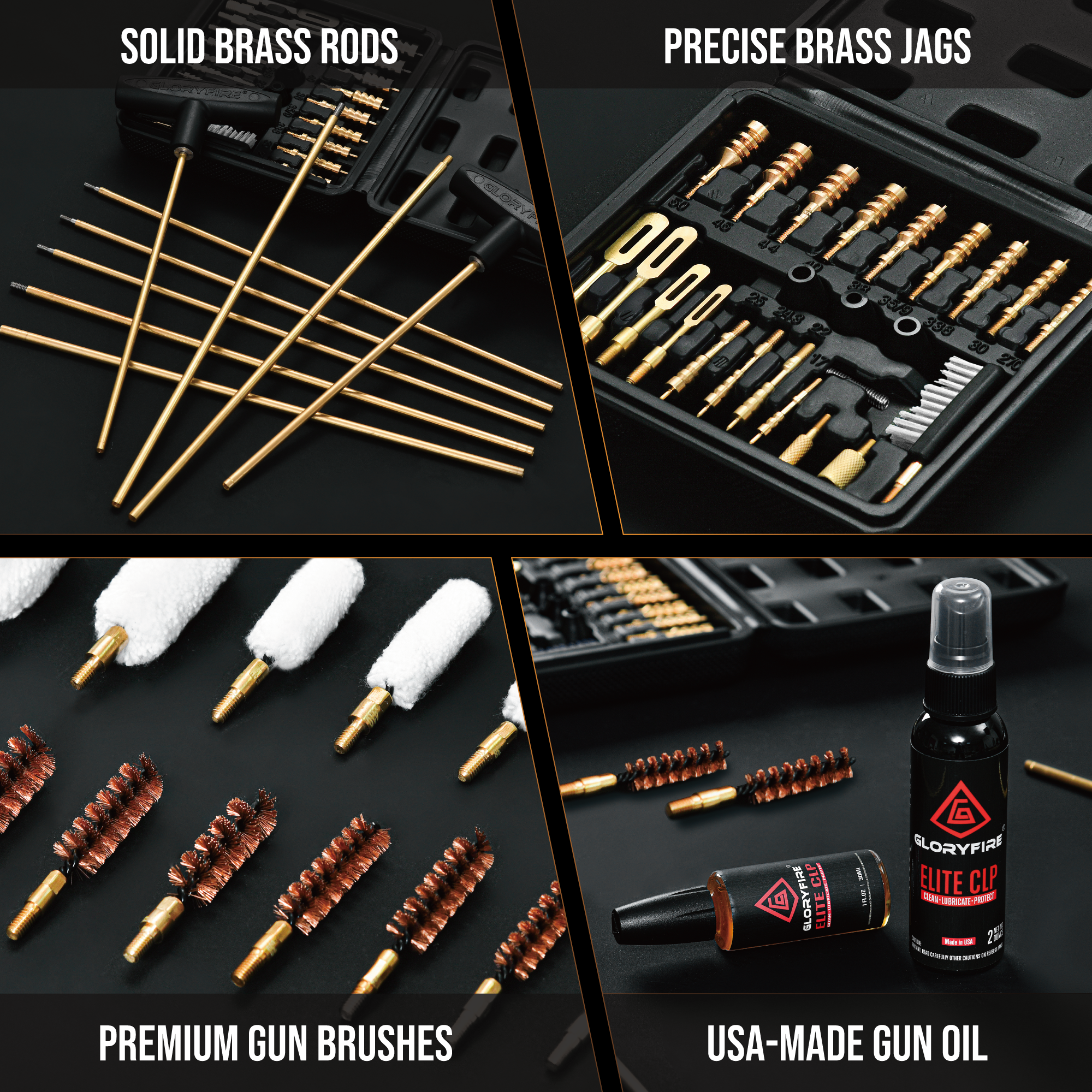 GLORYFIRE Adjustable Stand Deluxe Universal Gun Cleaning Kit GLORYFIRE®