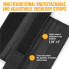 GLORYFIRE Weighted Vest Workout Ajustable Weight Vests Black/Brown GLORYFIRE®