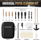 GLORYFIRE Universal Gun Cleaning Kit Fits .22 .357/9mm .38 .40 .45 Cal Handguns & Pistols Compact Carrying Case for Portability Multiple Styles with Brass or Plastic Jags & Tips for Shooting and Range GLORYFIRE®