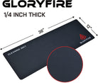 GLORYFIRE Gun Mat Gun Cleaning Mat Double Thickness Cleaning Mat Sized 12"x36" inches for Handgun Shotgun Rifle Cleaning GLORYFIRE®