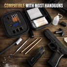 GLORYFIRE Universal Gun Cleaning Kit Fits .22 .357/9mm .38 .40 .45 Cal Handguns & Pistols Compact Carrying Case for Portability Multiple Styles with Brass or Plastic Jags & Tips for Shooting and Range GLORYFIRE®