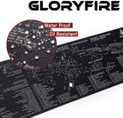 GLORYFIRE Gun Mat Gun Cleaning Mat Double Thickness Cleaning Mat Sized 12"x36" inches for Handgun Shotgun Rifle Cleaning GLORYFIRE®