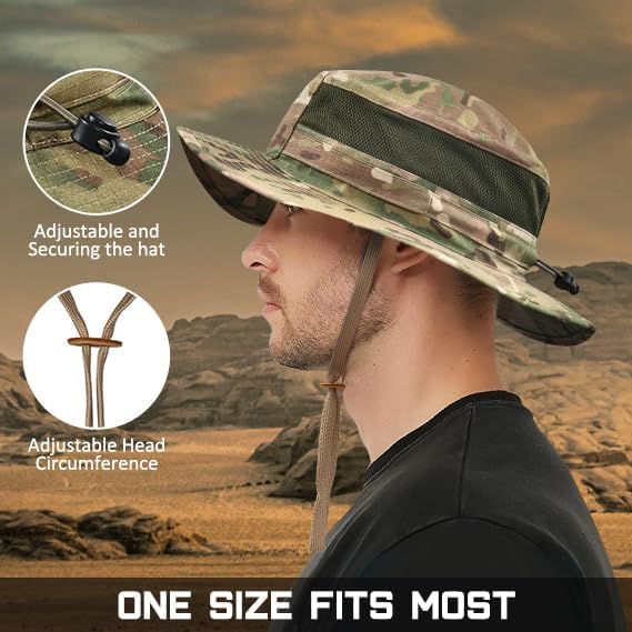 GLORYFIRE Boonie Hat Military Tactical Boonie Hats for Men Women Hunting Fishing Outdoor GLORYFIRE®