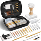 GLORYFIRE Universal Gun Cleaning Kit Fits .22 .357/9mm .38 .40 .45 Cal Handguns & Pistols Compact Carrying Case for Portability Multiple Styles with Brass or Plastic Jags & Tips for Shooting and Range GLORYFIRE®