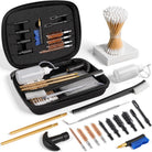 GLORYFIRE Universal Gun Cleaning Kit Fits .22 .357/9mm .38 .40 .45 Cal Handguns & Pistols Compact Carrying Case for Portability Multiple Styles with Brass or Plastic Jags & Tips for Shooting and Range GLORYFIRE®