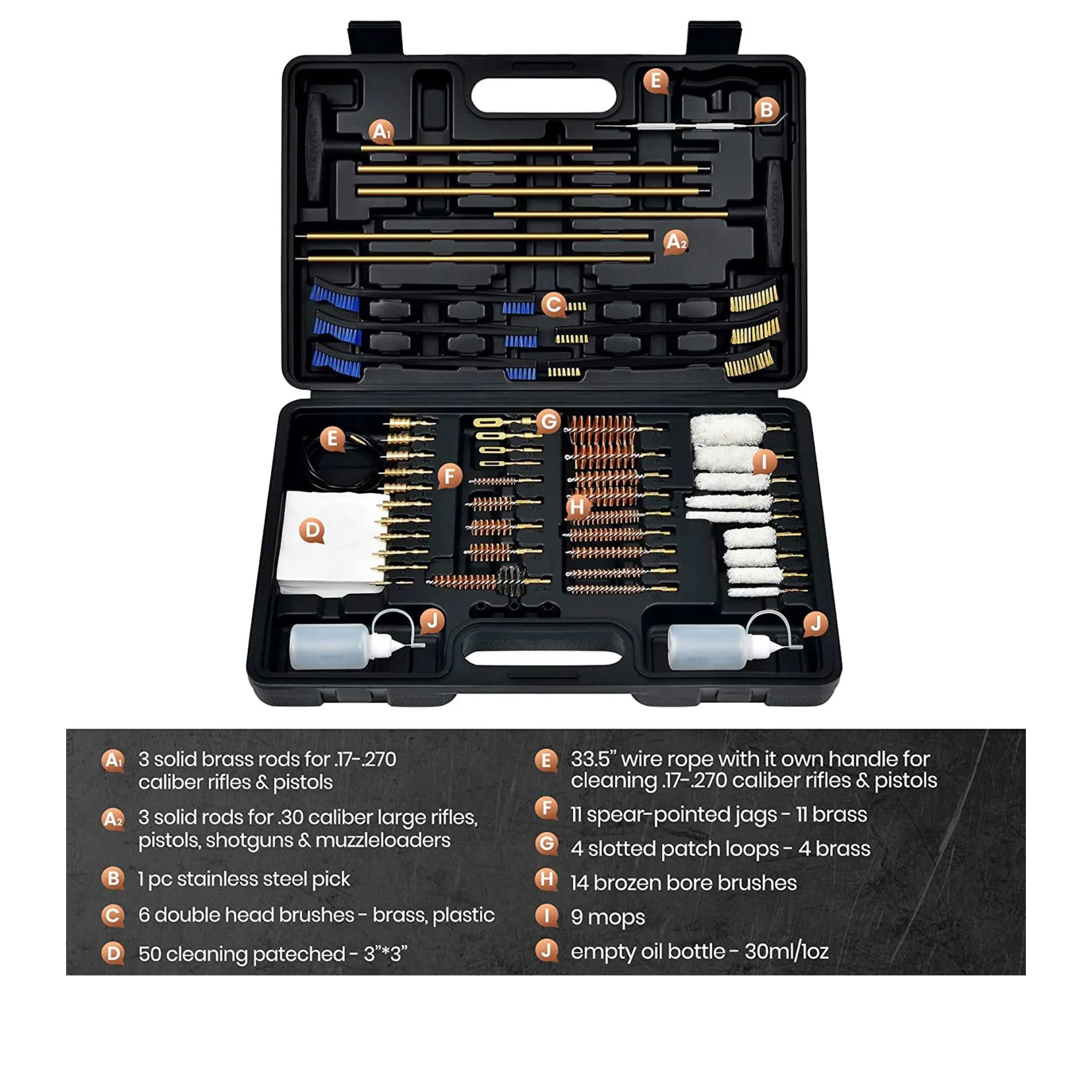 GLORYFIRE Gun Cleaning Kit Universal for All GunsExtend GLORYFIRE®