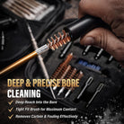 GLORYFIRE Universal Gun Cleaning Kit Fits .22 .357/9mm .38 .40 .45 Cal Handguns & Pistols Compact Carrying Case for Portability Multiple Styles with Brass or Plastic Jags & Tips for Shooting and Range GLORYFIRE®