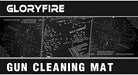 GLORYFIRE Gun Mat Gun Cleaning Mat Double Thickness Cleaning Mat Sized 12"x36" inches for Handgun Shotgun Rifle Cleaning GLORYFIRE®