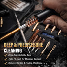 GLORYFIRE Universal Gun Cleaning Kit Fits .22 .357/9mm .38 .40 .45 Cal Handguns & Pistols Compact Carrying Case for Portability Multiple Styles with Brass or Plastic Jags & Tips for Shooting and Range GLORYFIRE®