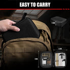 GLORYFIRE Universal Gun Cleaning Kit Fits .22 .357/9mm .38 .40 .45 Cal Handguns & Pistols Compact Carrying Case for Portability Multiple Styles with Brass or Plastic Jags & Tips for Shooting and Range GLORYFIRE®