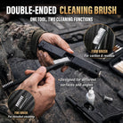 GLORYFIRE Universal Gun Cleaning Kit Fits .22 .357/9mm .38 .40 .45 Cal Handguns & Pistols Compact Carrying Case for Portability Multiple Styles with Brass or Plastic Jags & Tips for Shooting and Range GLORYFIRE®