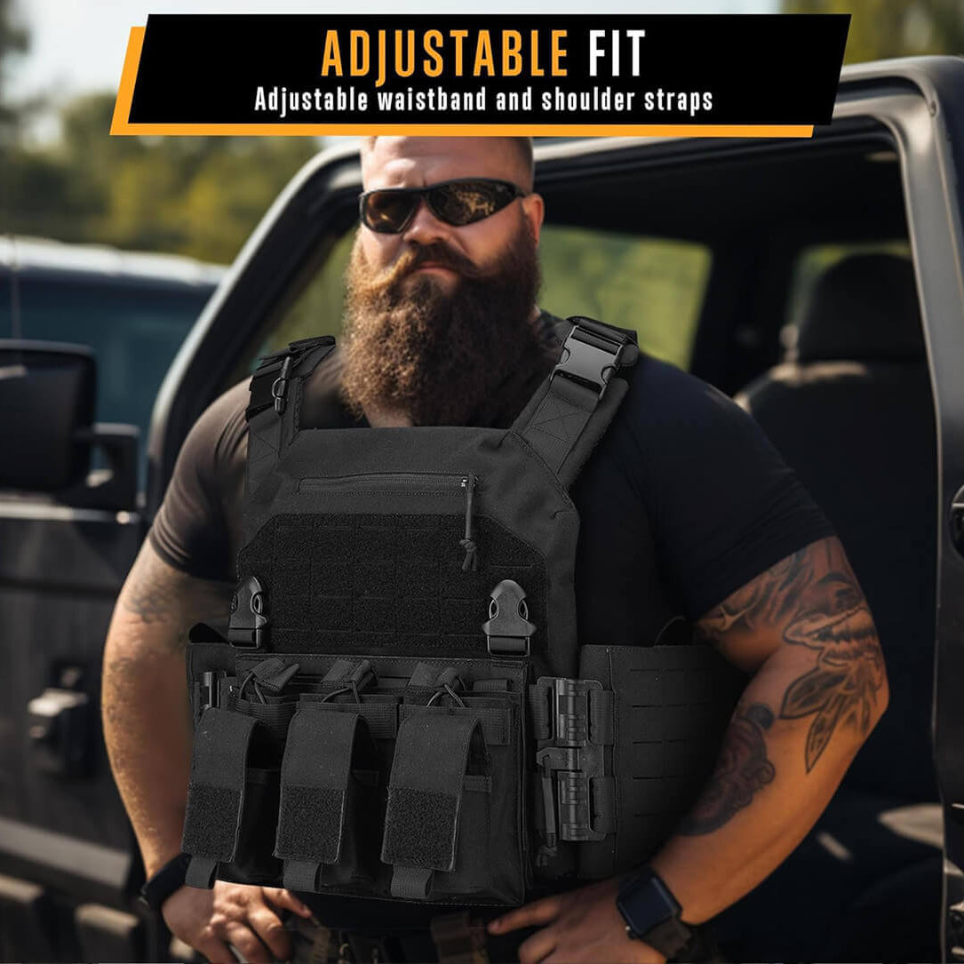 GloryFire Quick Release Lightweight Tactical Vest for Training, 2 colors GLORYFIRE®