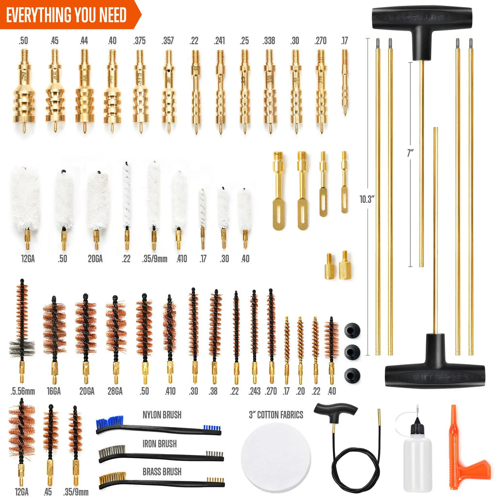 Gun Cleaning Kit Elite Rifle Shotgun Pistol Cleaning Kit GLORYFIRE®