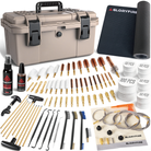 GLORYFIRE Adjustable Stand Deluxe Universal Gun Cleaning Kit - Highly Effective Cleaning Solutions for Hunting and Shooting GLORYFIRE®