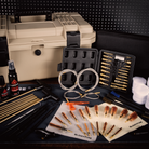 GLORYFIRE Adjustable Stand Deluxe Universal Gun Cleaning Kit - Highly Effective Cleaning Solutions for Hunting and Shooting GLORYFIRE®