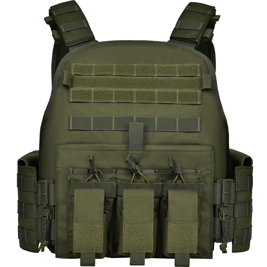 GLORYFIRE Plate Carrier Tactical Vest Quick Release Modular Green GLORYFIRE®