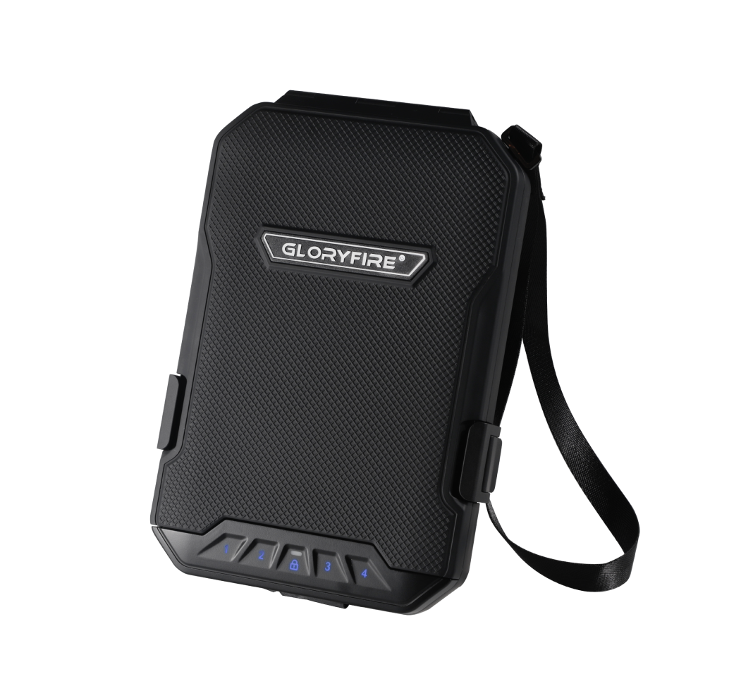 GLORYFIRE Portable Travel Gun Safe - Password & Key Access GLORYFIRE®