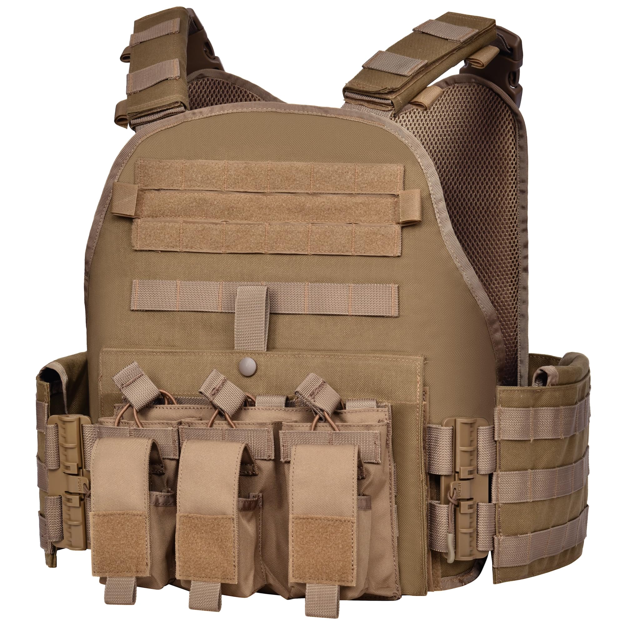 GLORYFIRE Plate Carrier Tactical Vest Quick Lightweight Modular 3D Breathable GLORYFIRE®