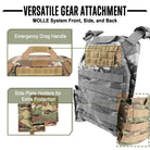 GFIRE NIR Compliant Camo Tactical Plate Carrier Vest – Quick Release GLORYFIRE®